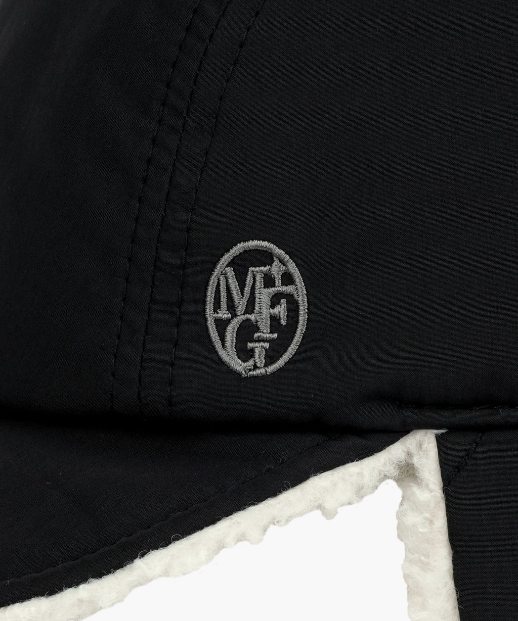Marithe & Francois Girbaud - Quilted Earflap Cap (Black) product image 5 | TRAB K-Fashion Australia