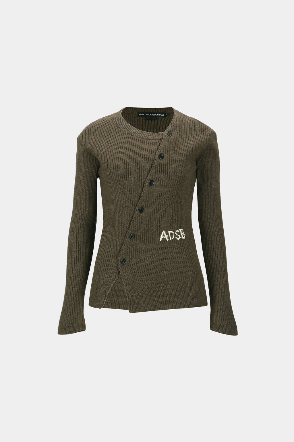 Andersson Bell - Hand Stitched Basic Cardigan (Brown) product image 7 | TRAB K-Fashion Australia