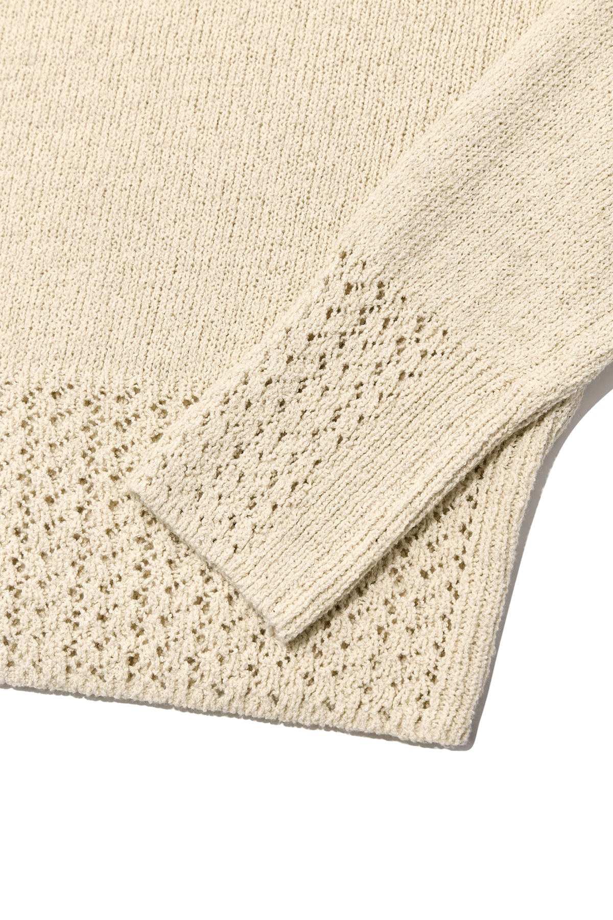 Matin Kim - For Lovers Punching Point Pullover (Ivory) product image 4 | TRAB K-Fashion Australia