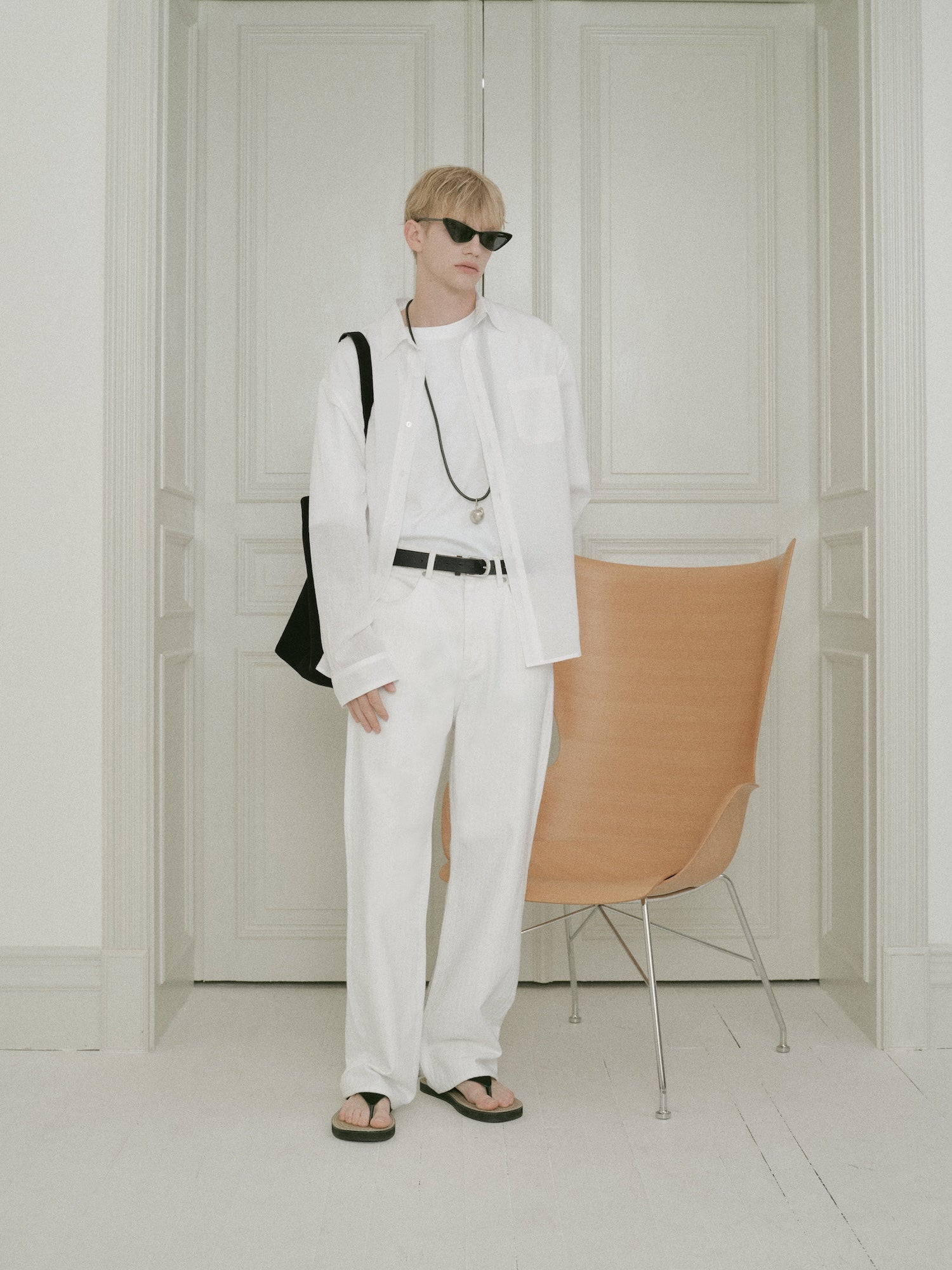 STU - Linen Shirt (White) product image 9 | TRAB K-Fashion Australia