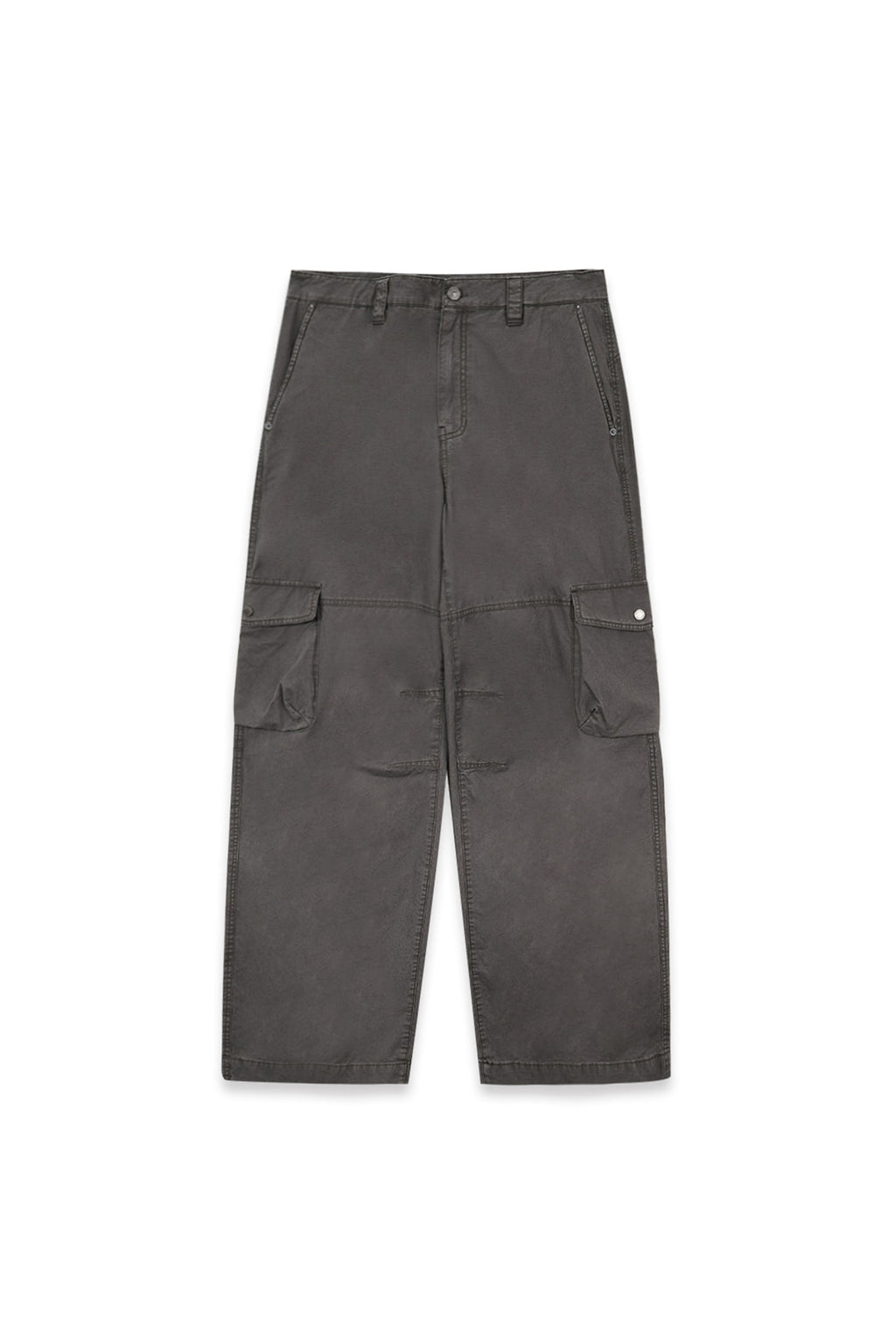 Matin Kim - Washed Wide Cargo Pants (Charcoal) product image 1 | TRAB K-Fashion Australia