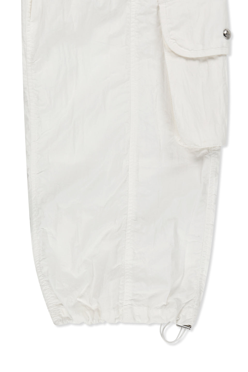 Matin Kim - Crinkle Capri Pants (White) product image 5 | TRAB K-Fashion Australia