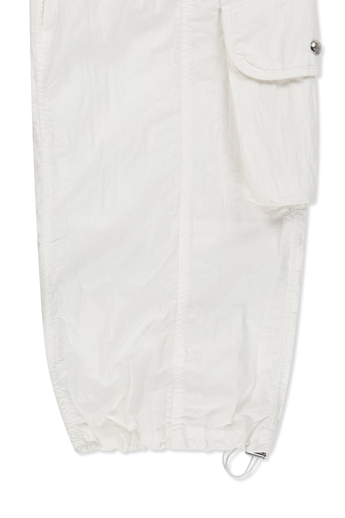 Matin Kim - Crinkle Capri Pants (White) product image 5 | TRAB K-Fashion Australia