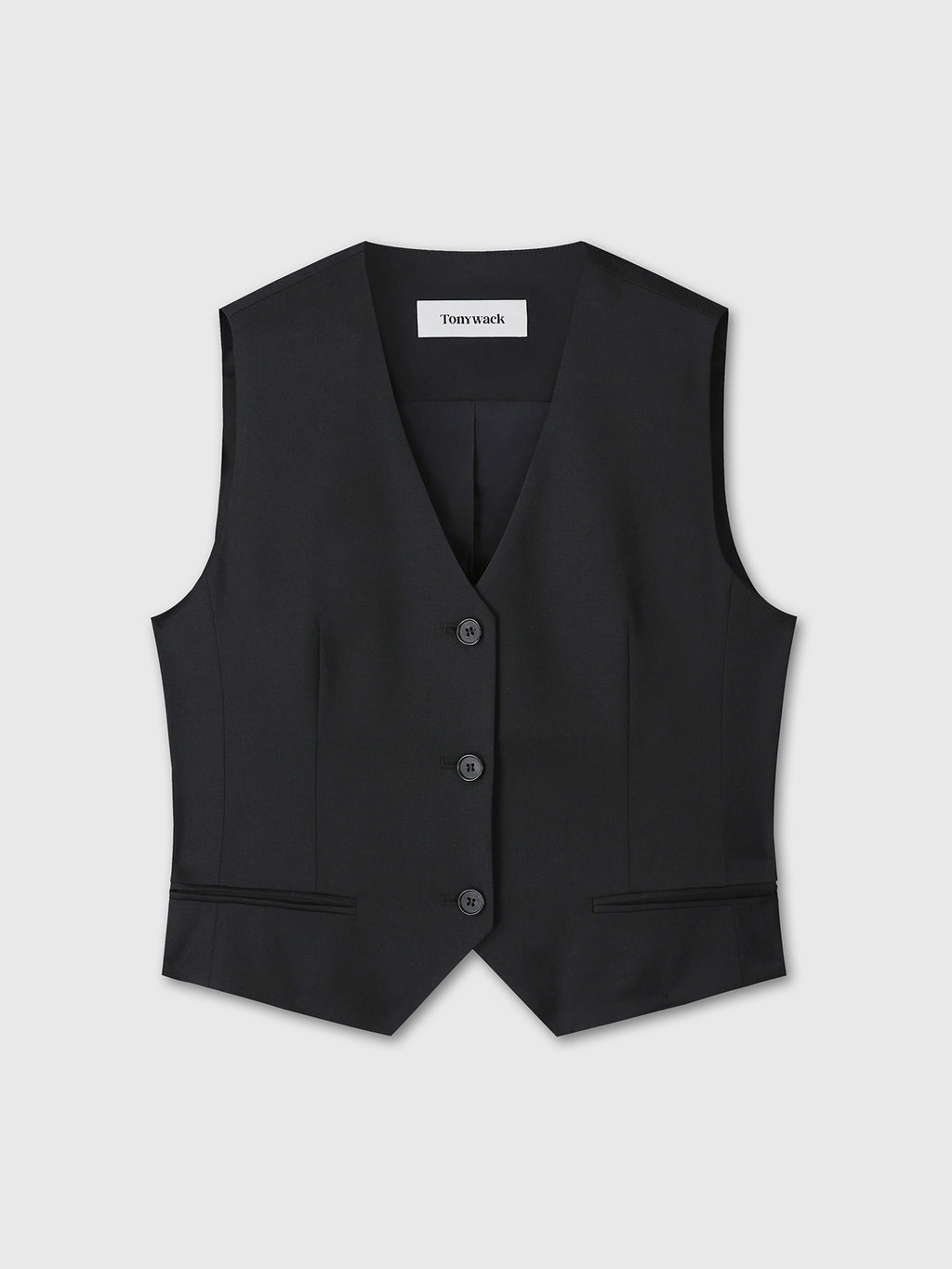 Tonywack - Wool Tailored Vest (Black) product image 11 | TRAB K-Fashion Australia