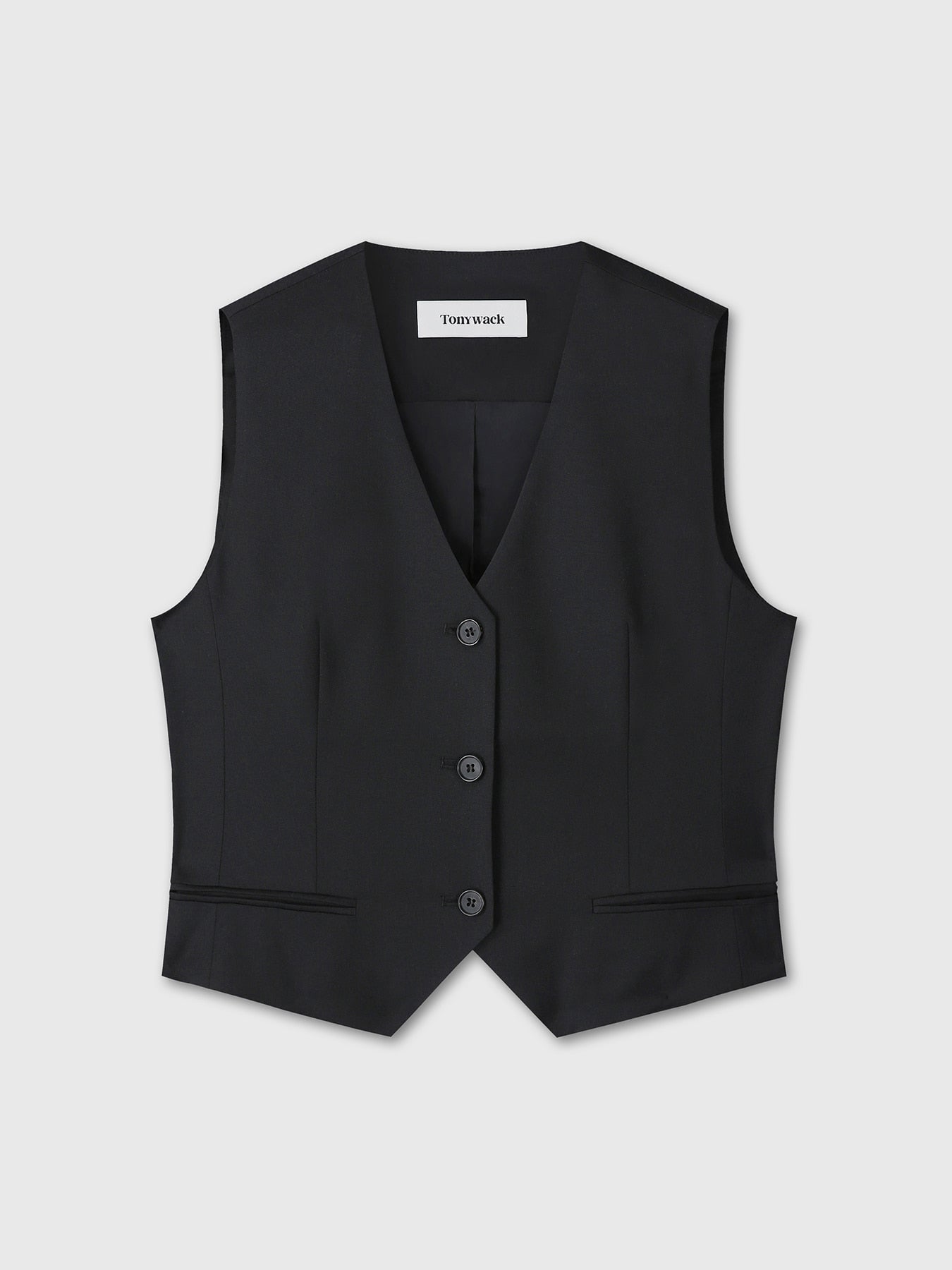 Tonywack - Wool Tailored Vest (Black) product image 11 | TRAB K-Fashion Australia
