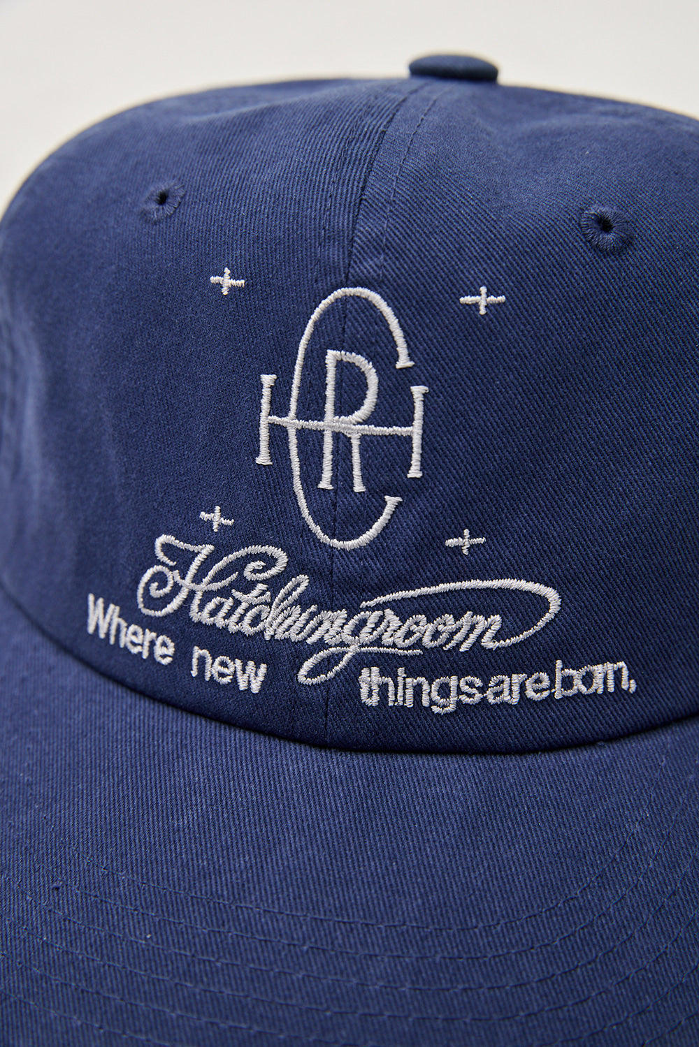 Hatchingroom - Logo Cap Washed French (Blue) product image 4 | TRAB K-Fashion Australia