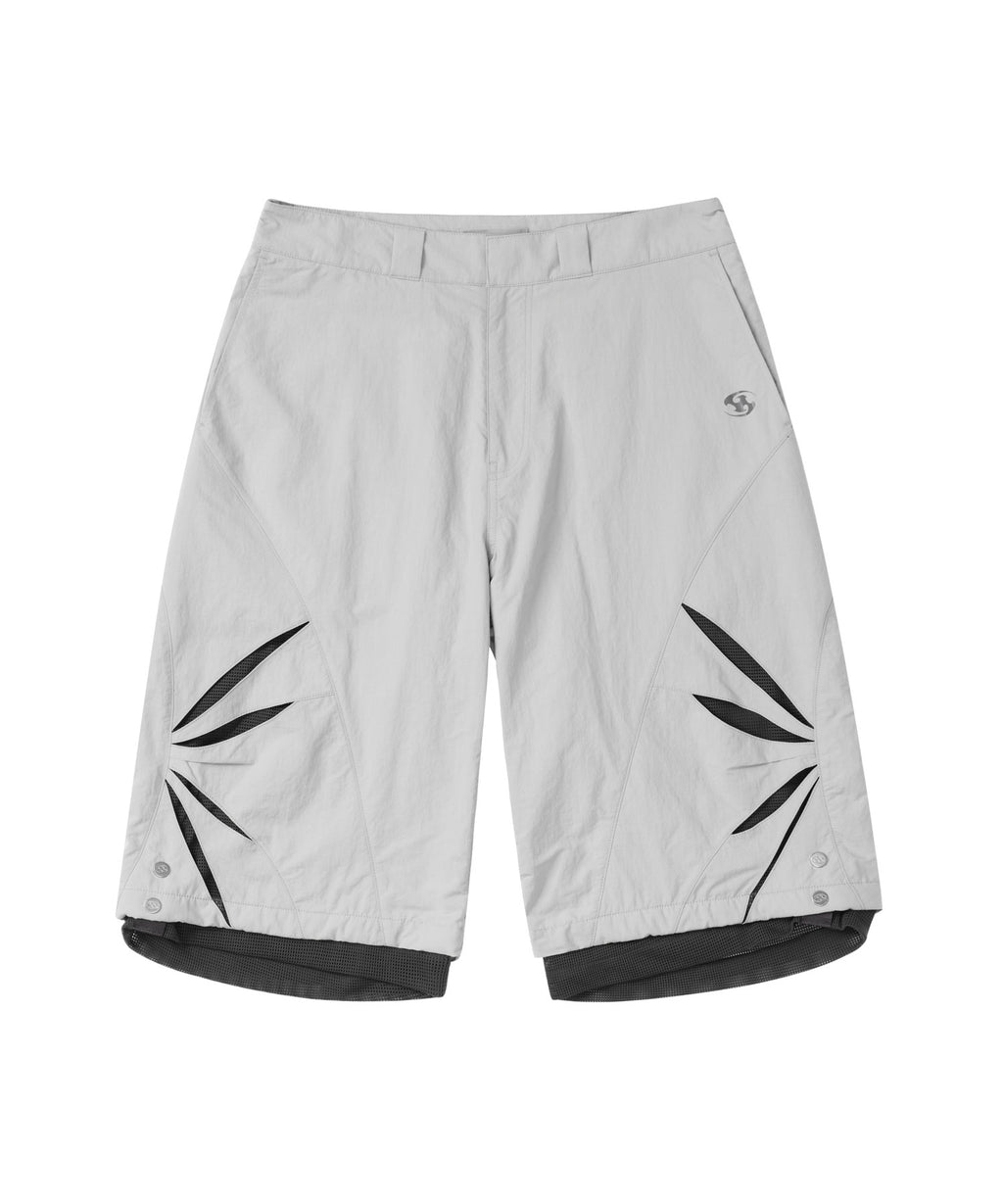 San San Gear - Cut Off Mesh Shorts (Grey) product image 4 | TRAB K-Fashion Australia