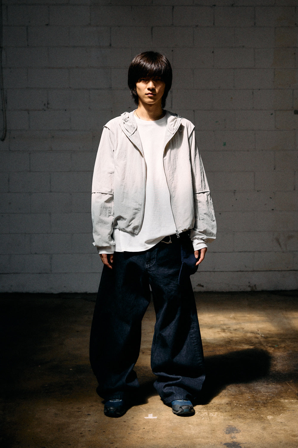 Hatchingroom - Crop Windbreaker Light (Grey) product image 6 | TRAB K-Fashion Australia