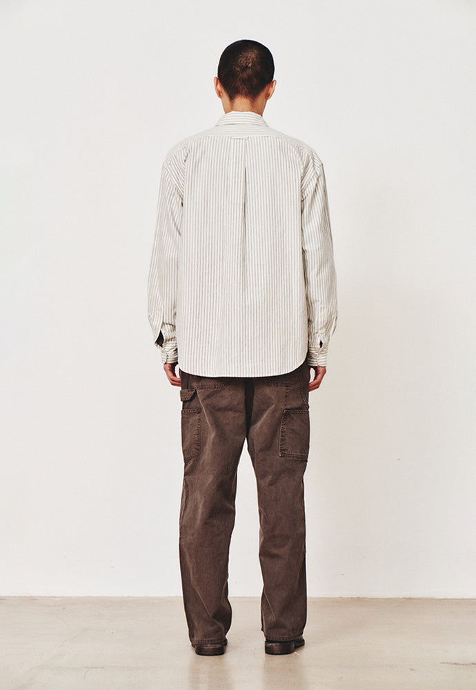 Art if acts - Washed Carpenter Pants (Mud Brown) product image 3 | TRAB K-Fashion Australia