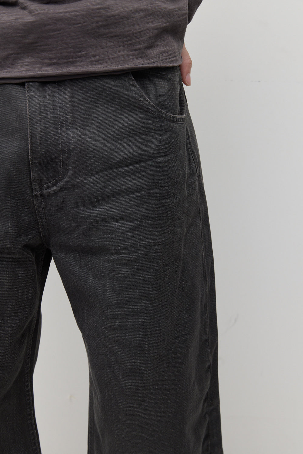 Hatchingroom - VTG Waxed Jeans (Charcoal) product image 20 | TRAB K-Fashion Australia