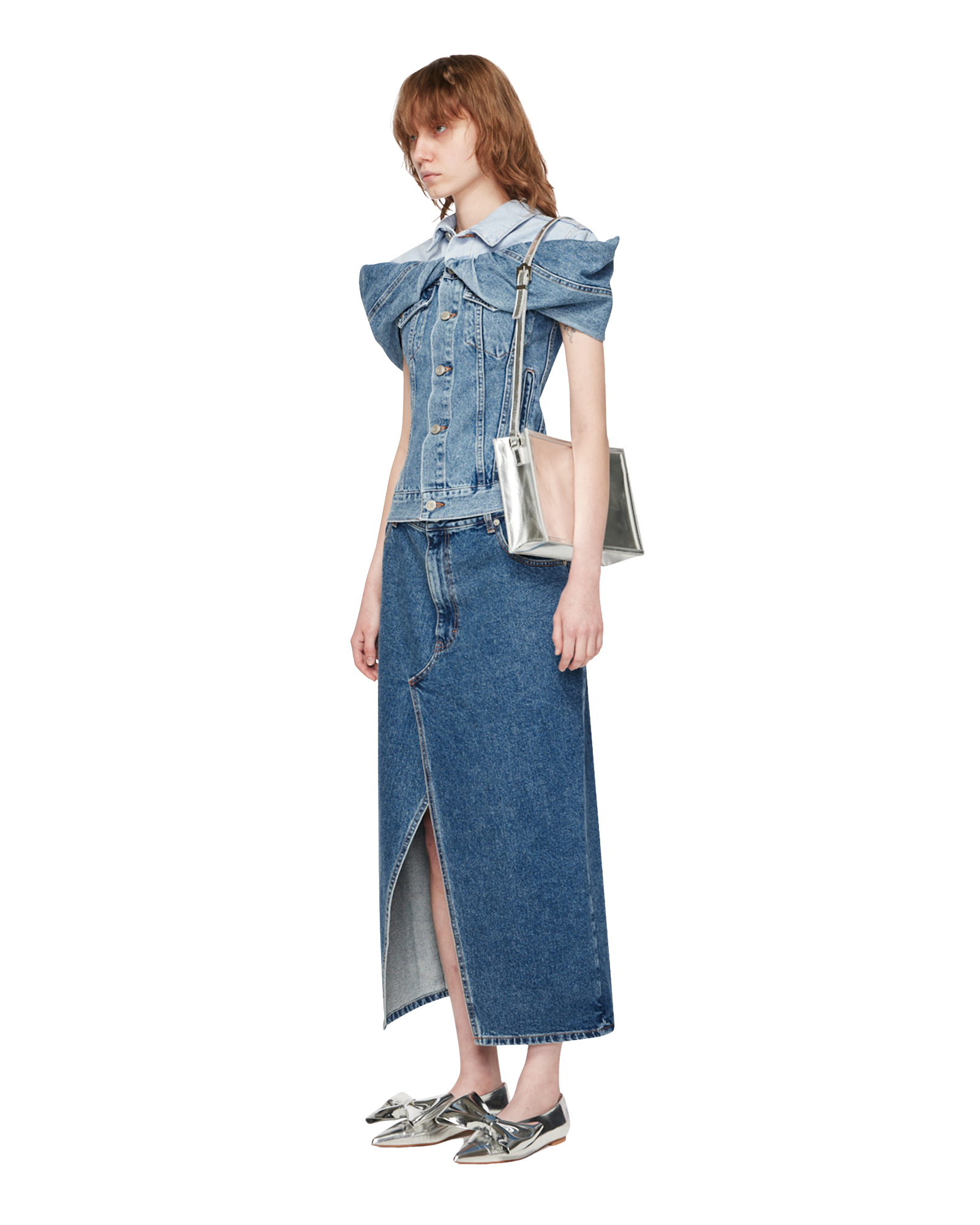Kimhe Kim - Denim Couture Top (Blue) product image 2 | TRAB K-Fashion Australia
