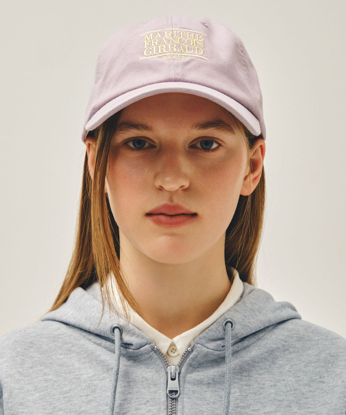 Marithe & Francois Girbaud - Small Classic Logo Cap (Light Purple) product image 5 | TRAB K-Fashion Australia