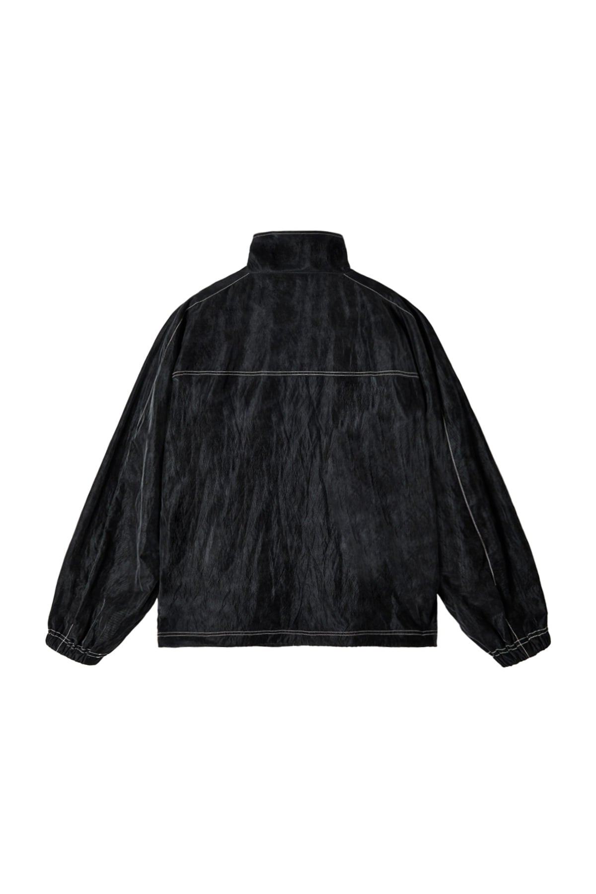 Matin Kim - Stitch Point High Neck Jumper (Black) product image 2 | TRAB K-Fashion Australia