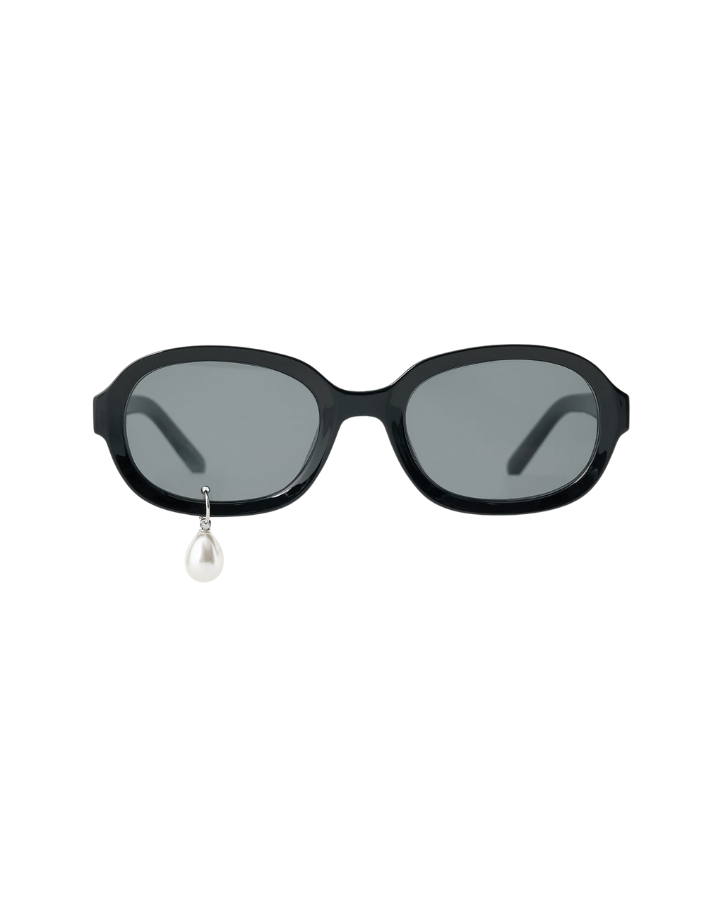 Kimhe Kim - Pearl Tear Round Sunglasses (Black) product image 8 | TRAB K-Fashion Australia