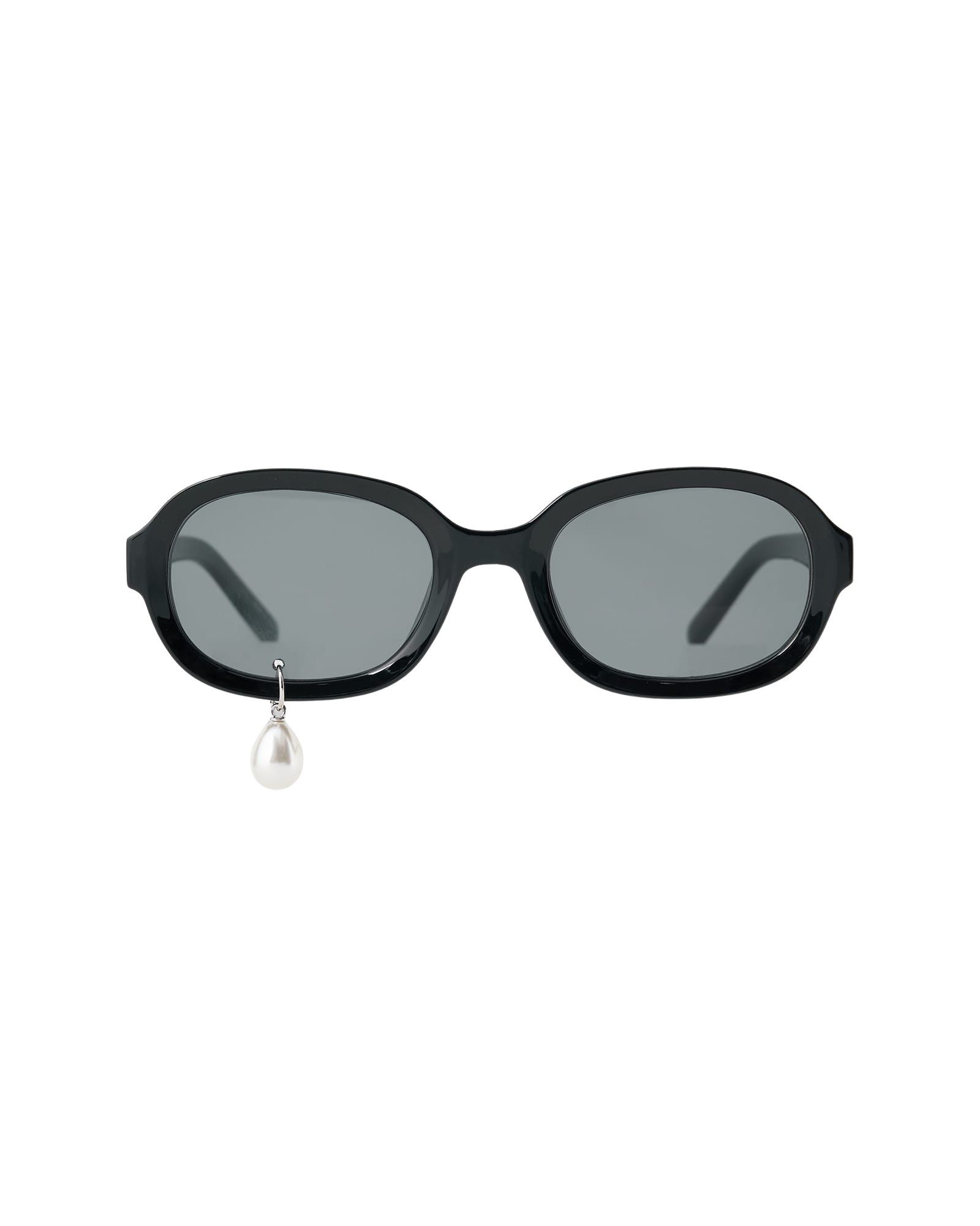 Kimhe Kim - Pearl Tear Round Sunglasses (Black) product image 8 | TRAB K-Fashion Australia
