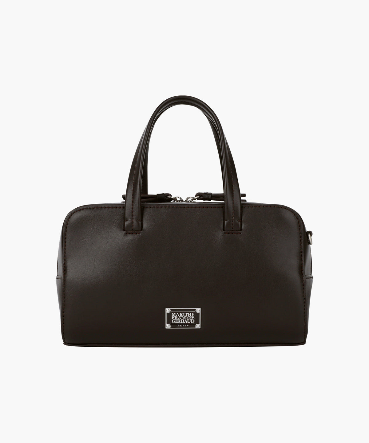 Marithe & Francois Girbaud - Classic Logo Square Cross Bag (Dark Brown) product image 1 | TRAB K-Fashion Australia