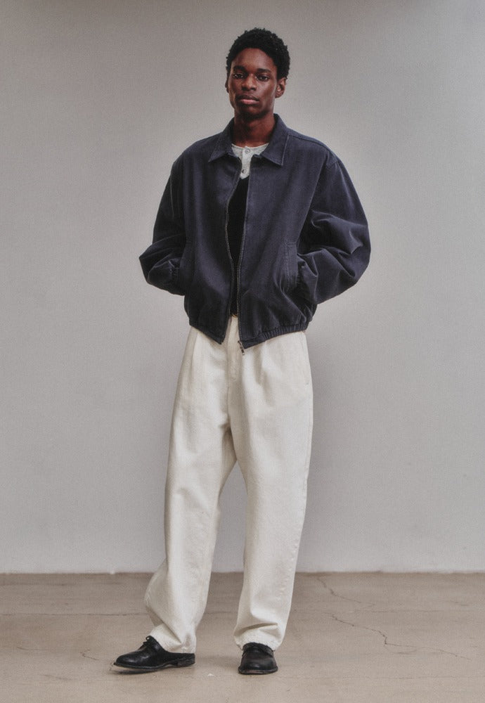 Art if acts - Washed Swing Jacket (Vintage Navy) product image 1 | TRAB K-Fashion Australia