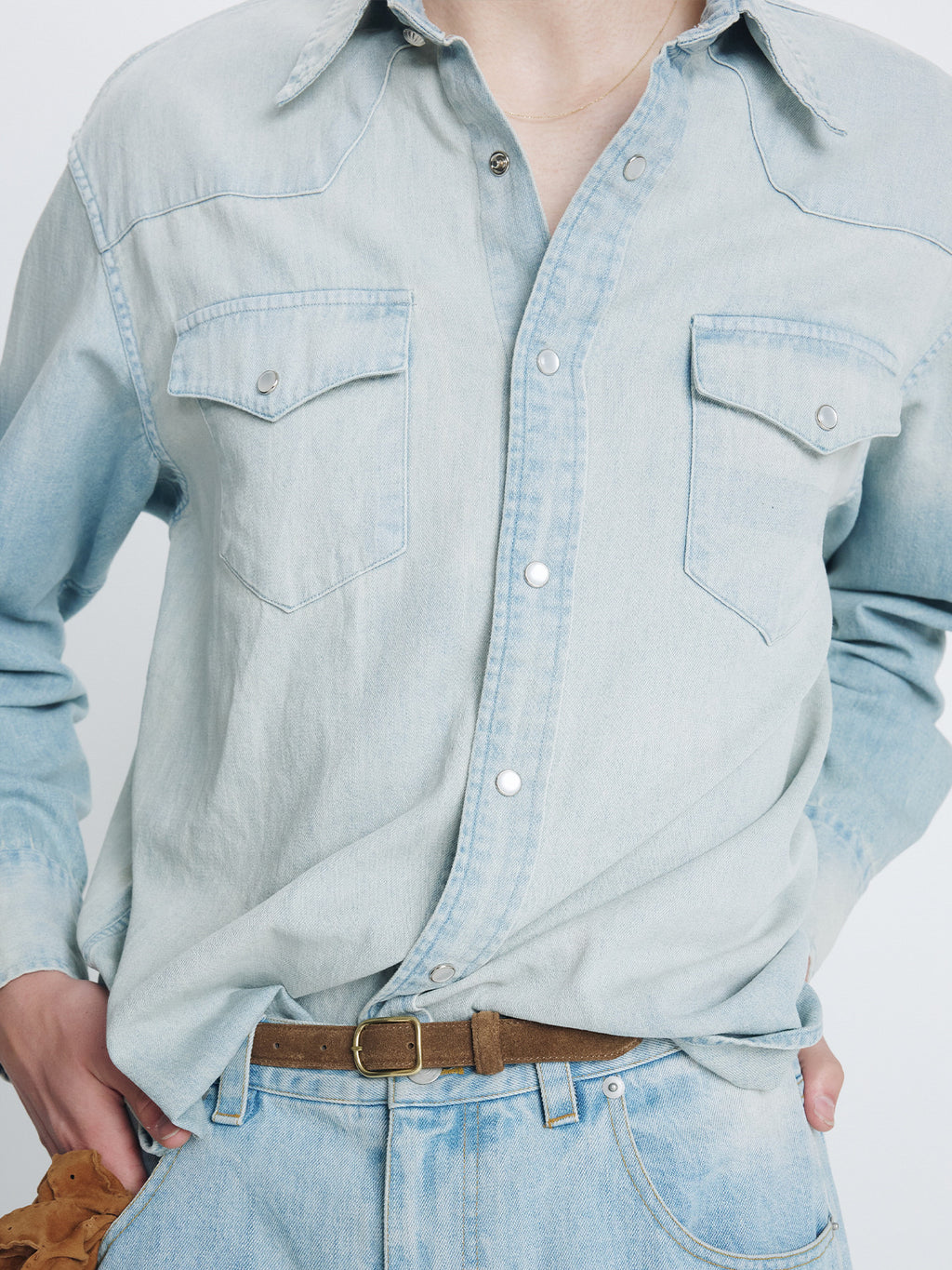 Tonywack - Denim Western Shirt (Vintage Indigo) product image 7 | TRAB K-Fashion Australia