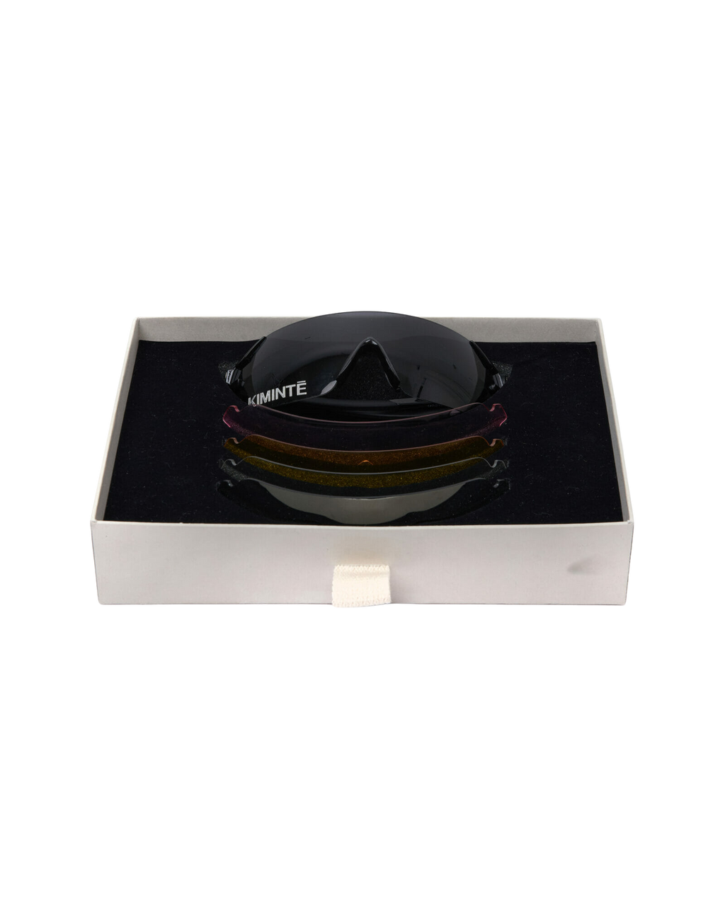 Kimhe Kim - Interchangeable Shield Sunglasses (Black) product image 14 | TRAB K-Fashion Australia