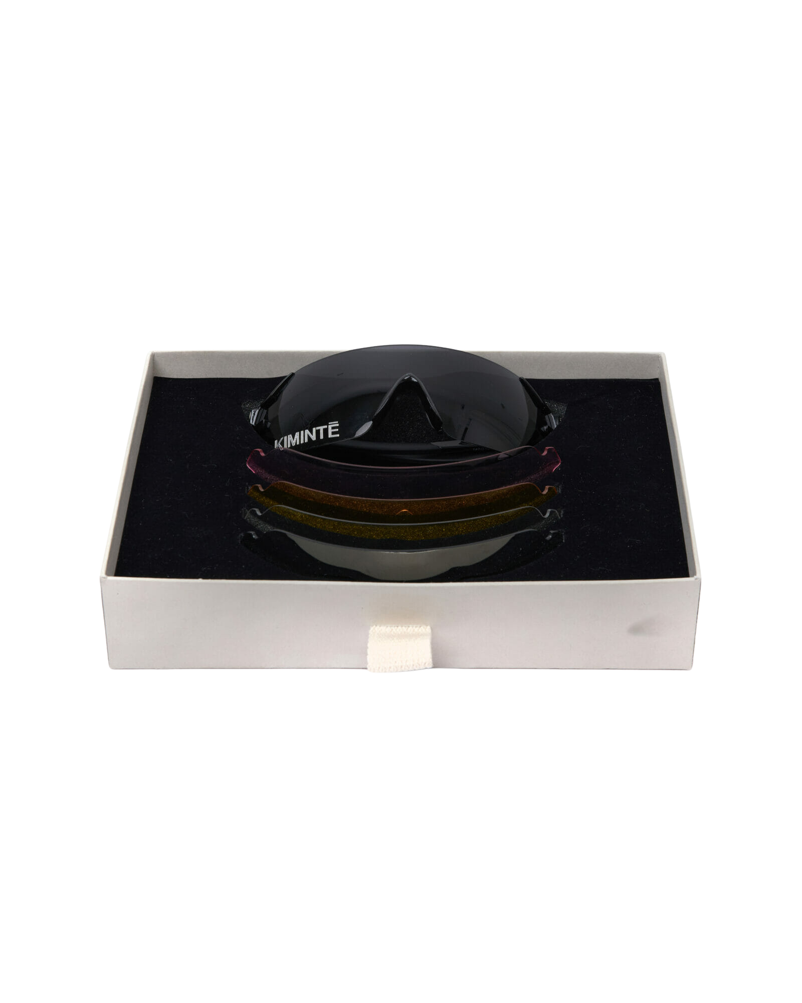 Kimhe Kim - Interchangeable Shield Sunglasses (Black) product image 14 | TRAB K-Fashion Australia