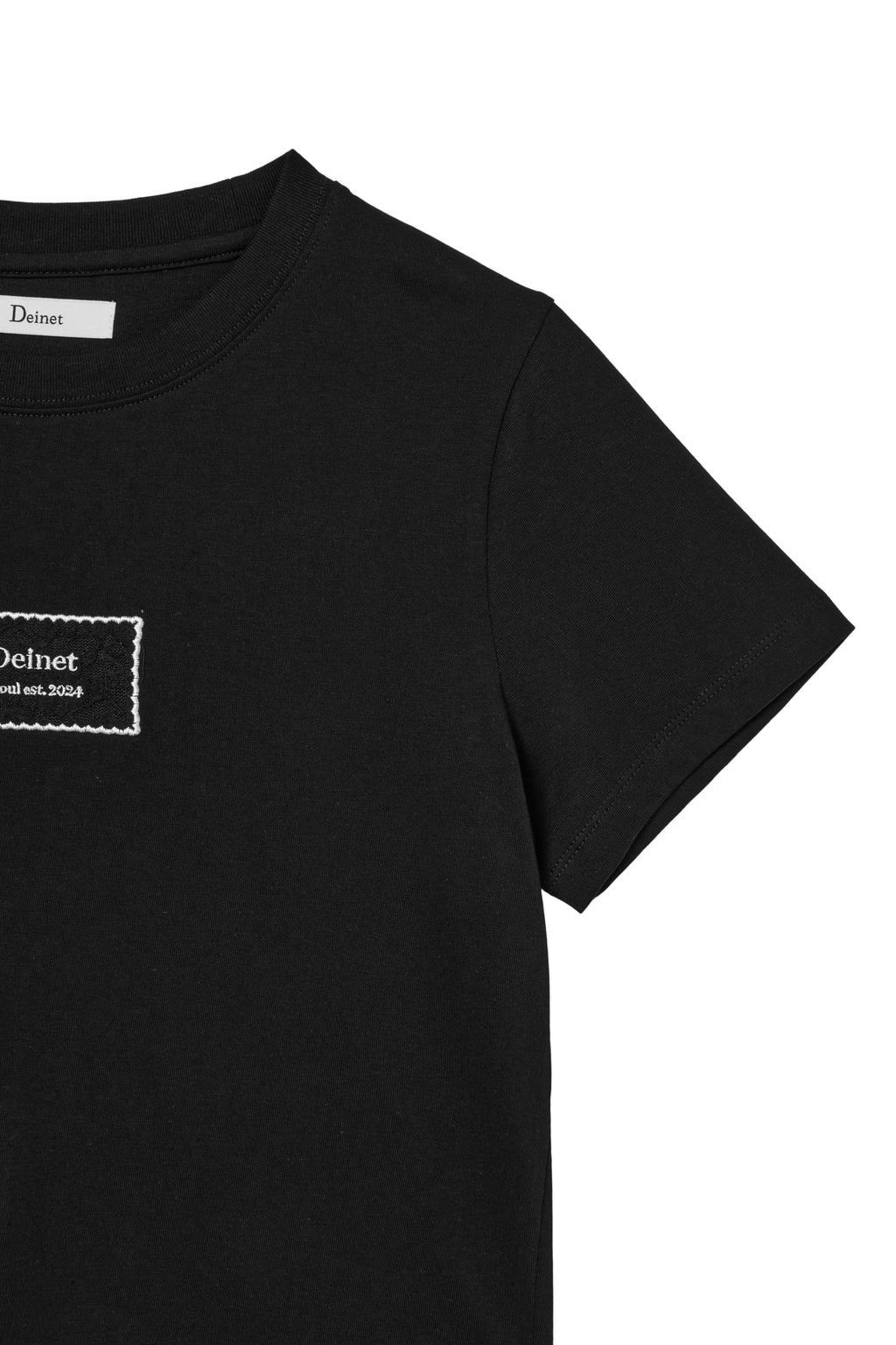 Deinet - Laced Patch T-Shirt (Black) product image 4 | TRAB K-Fashion Australia