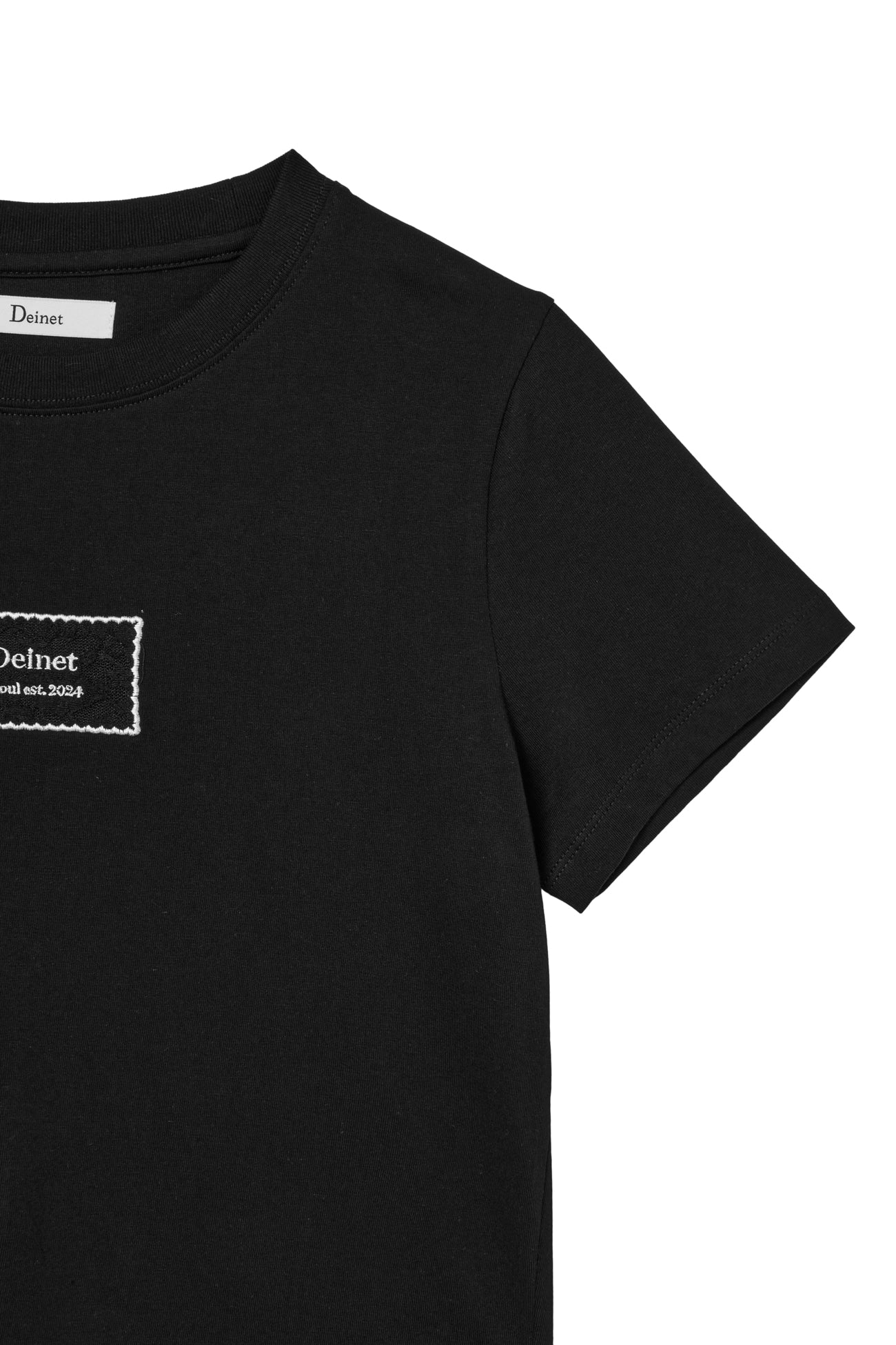 Deinet - Laced Patch T-Shirt (Black) product image 4 | TRAB K-Fashion Australia