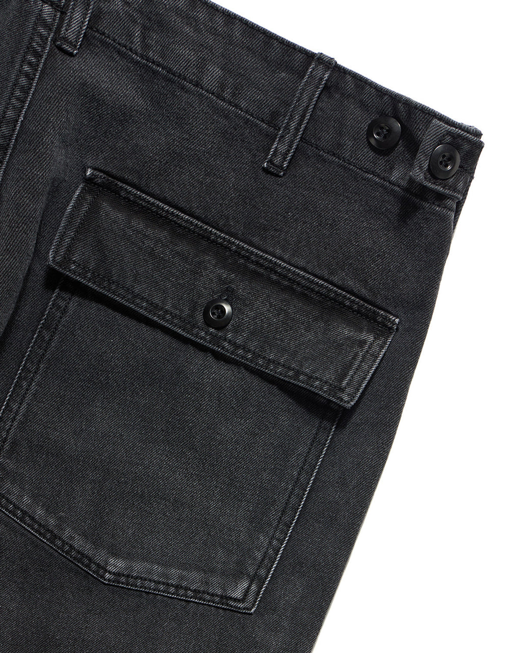 Eastlogue - Damaged Fatigue Pants (Black Denim) product image 10 | TRAB K-Fashion Australia