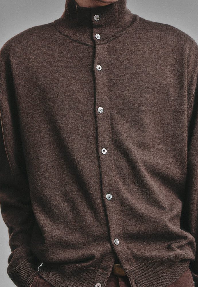 Art if acts - High Collar Cardigan (Wood) product image 3 | TRAB K-Fashion Australia