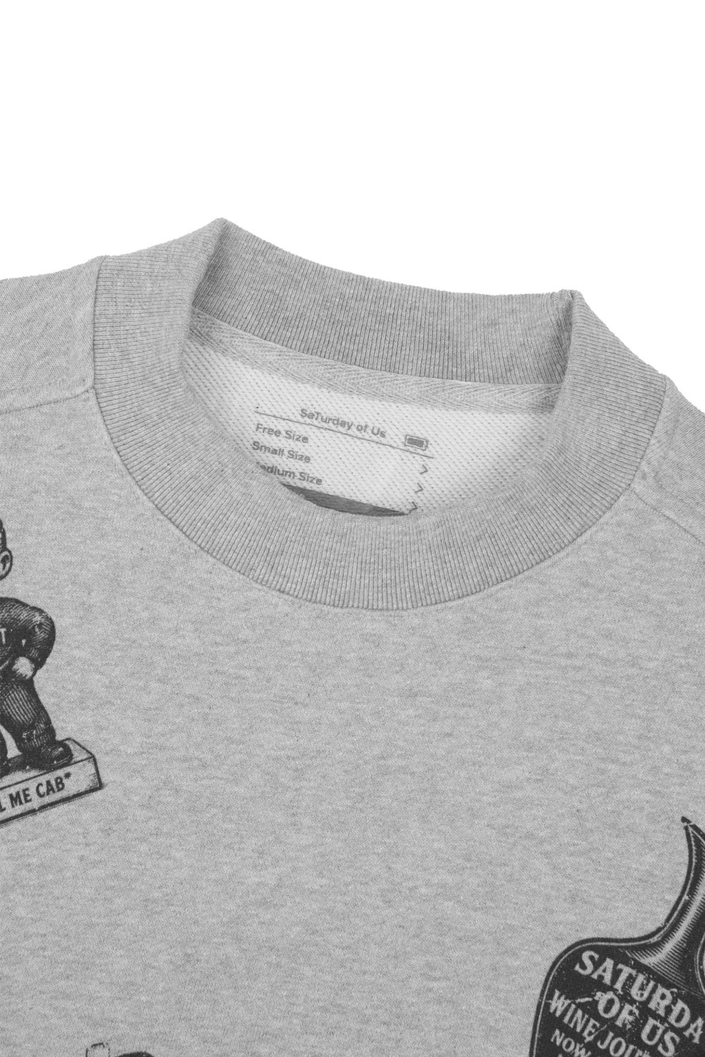 Stu - Printing Sweatshirt Melange (Grey) product image 19 | TRAB K-Fashion Australia