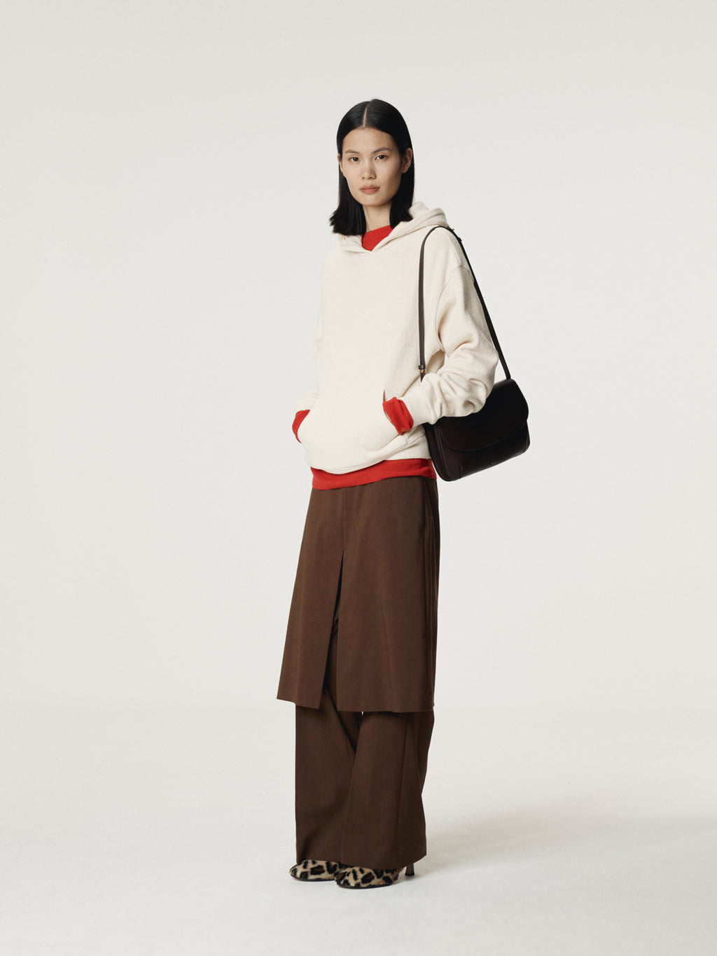 Recto - Rc Layered Skirt Pants (Tobacco) product image 2 | TRAB K-Fashion Australia