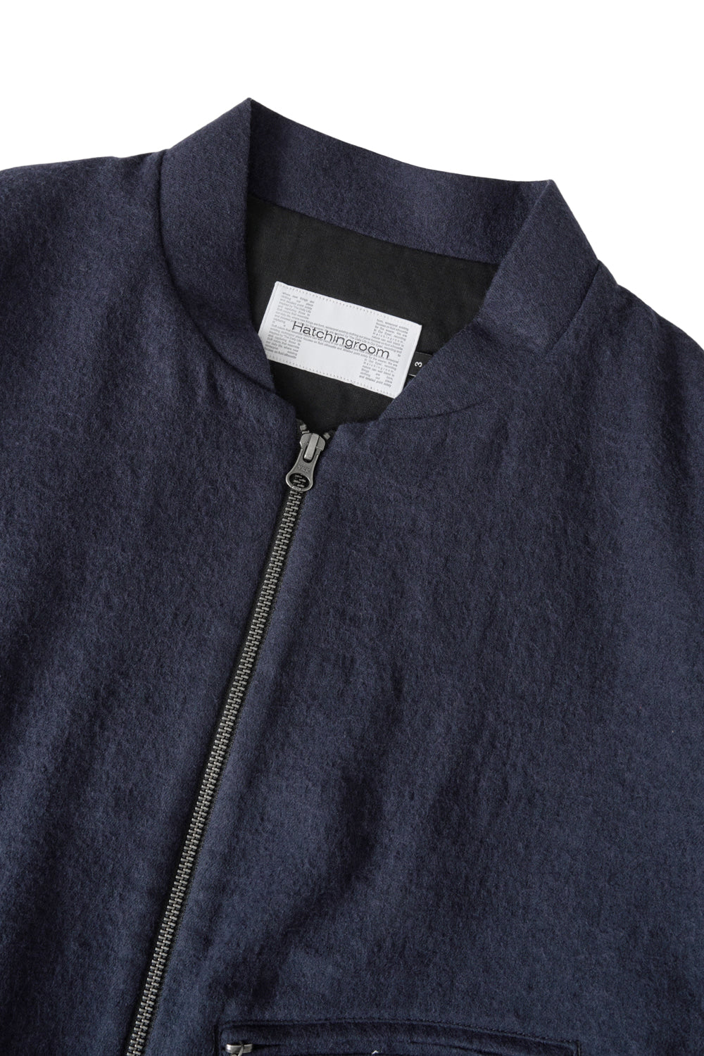 Hatchingroom - Hairy Bomber Jacket Dark (Navy) product image 3 | TRAB K-Fashion Australia