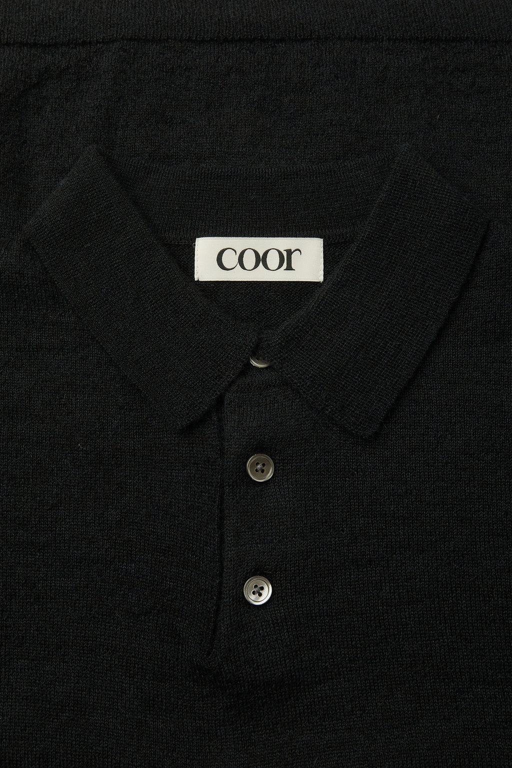 Coor - Haily Alpaca Blend Polo Knit (Black) product image 5 | TRAB K-Fashion Australia