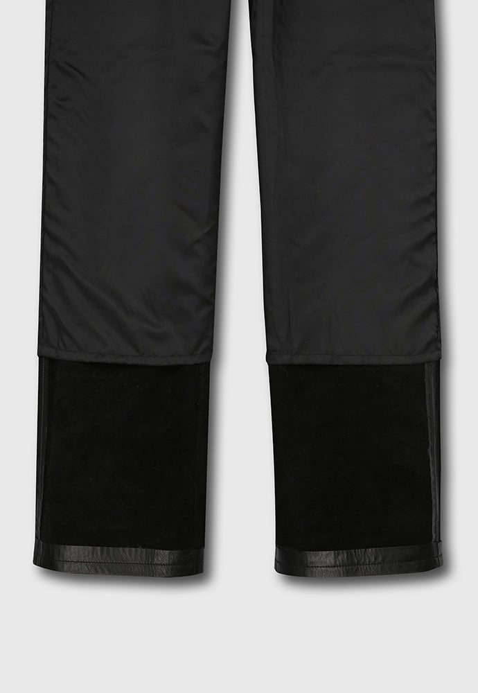 Tonywack - Calf Leather Straight-Leg Pants (Black) product image 16 | TRAB K-Fashion Australia