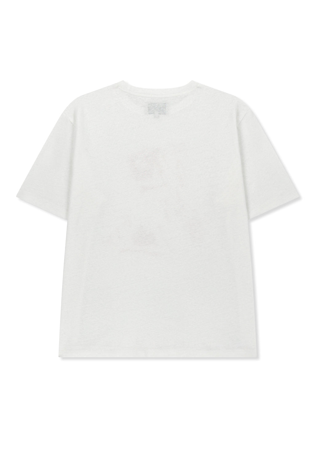 Matin Kim - Portrait Graffiti Logo Top (White) product image 2 | TRAB K-Fashion Australia