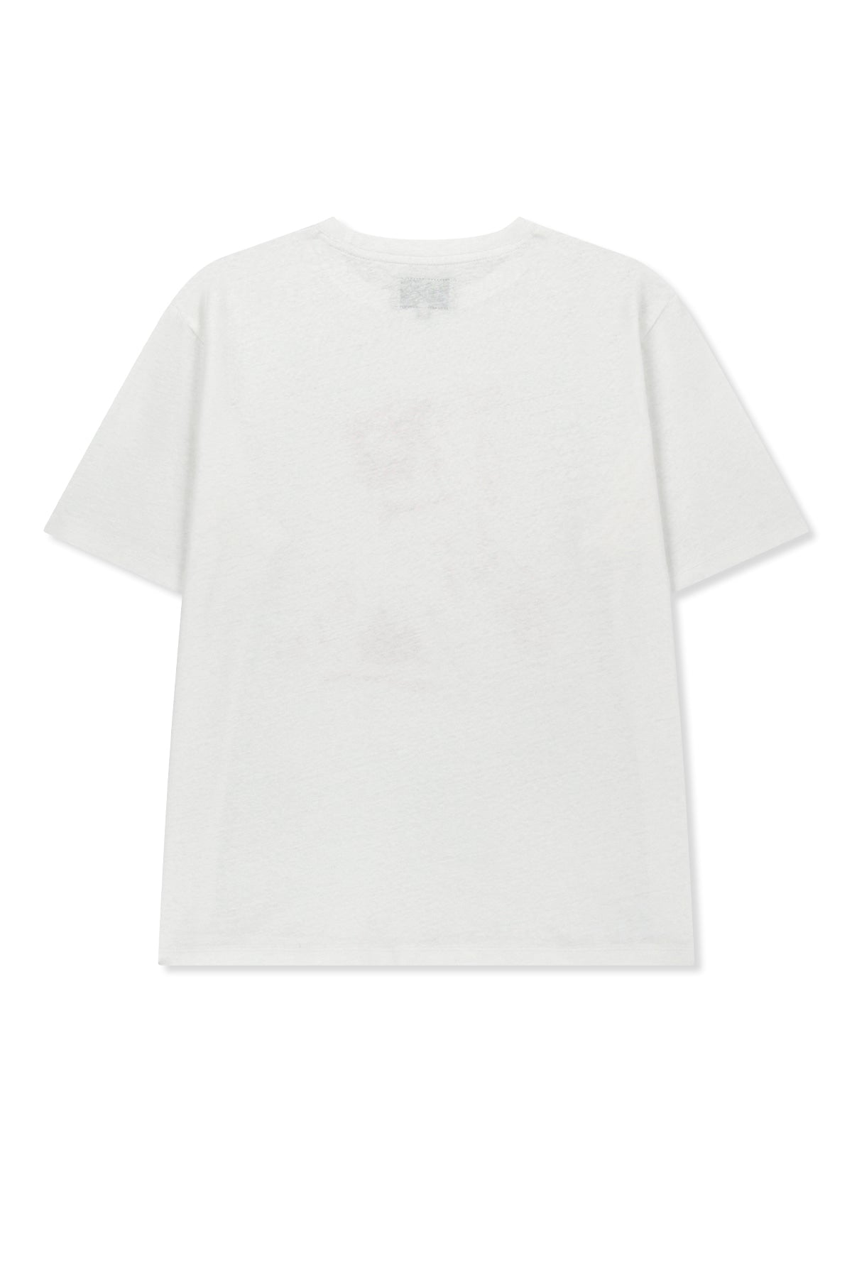 Matin Kim - Portrait Graffiti Logo Top (White) product image 2 | TRAB K-Fashion Australia