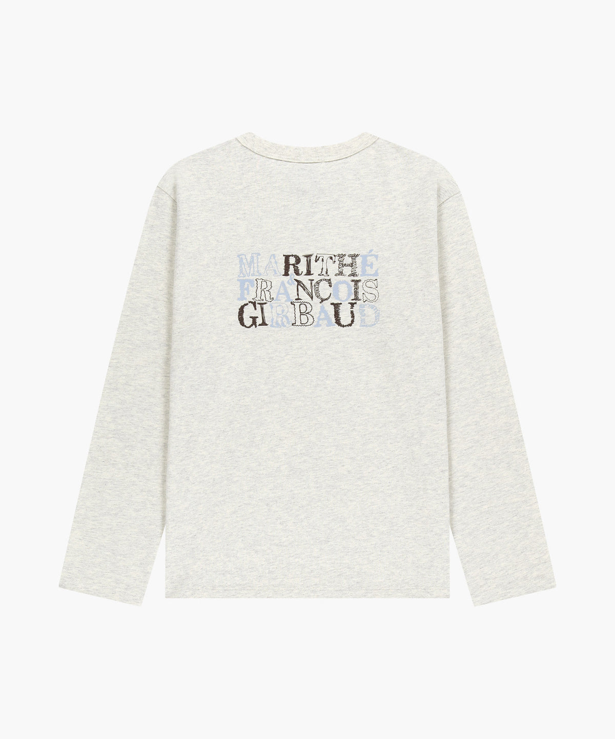 Marithe & Francois Girbaud - Back Graphic Long Sleeve Tee (Oatmeal) product image 6 | TRAB K-Fashion Australia