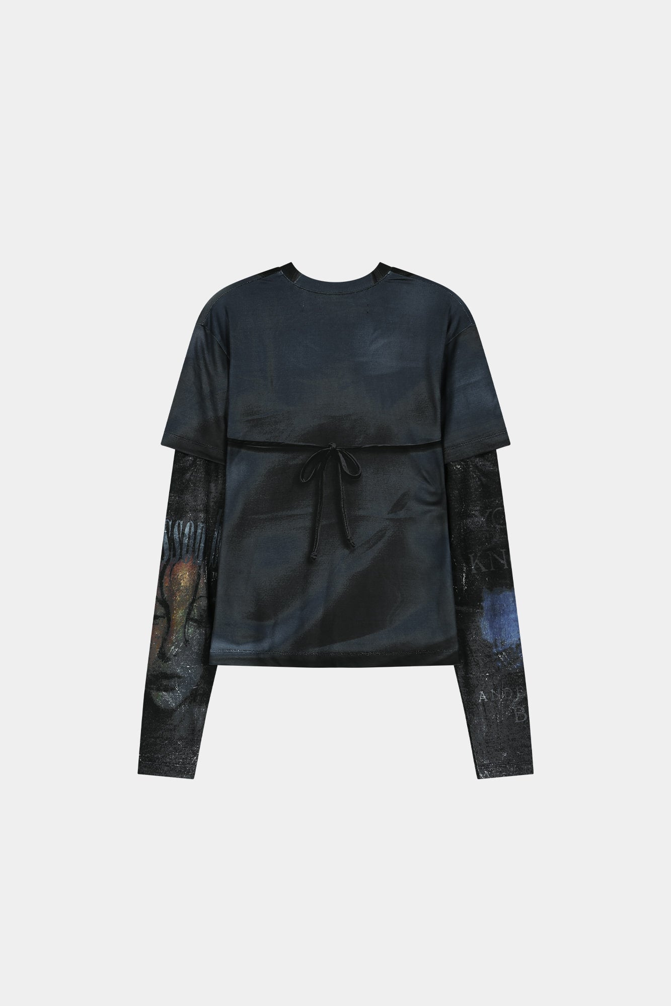 Andersson Bell - Rock Archive Layered T-Shirt (black) (Black) product image 10 | TRAB K-Fashion Australia