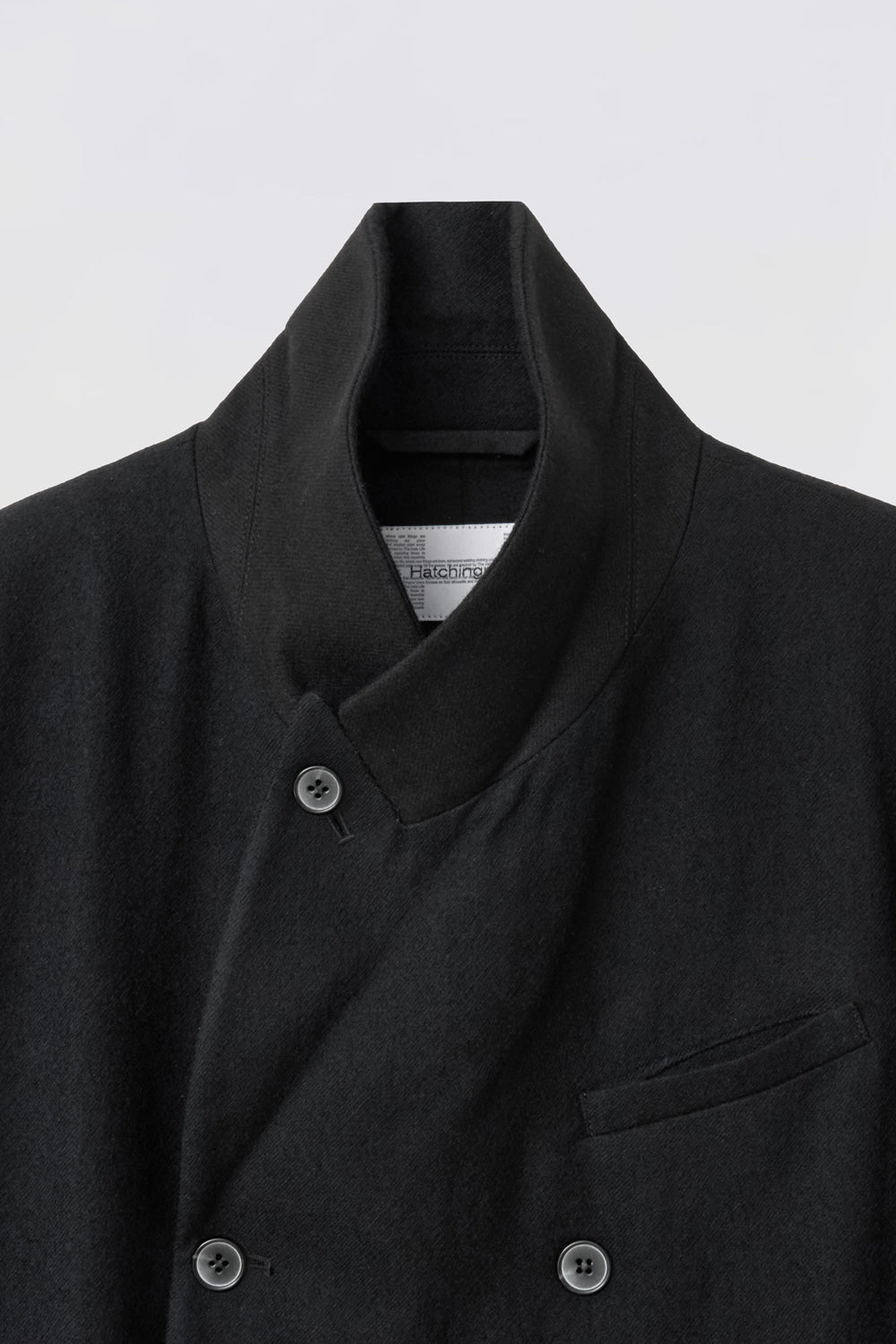 Hatchingroom - Darted Double Breasted Coat (Black) product image 7 | TRAB K-Fashion Australia