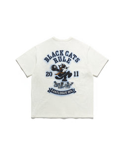 Eastlogue - Felix Shot-put Embroidered T-shirts (Off White) product image 1 | TRAB K-Fashion Australia