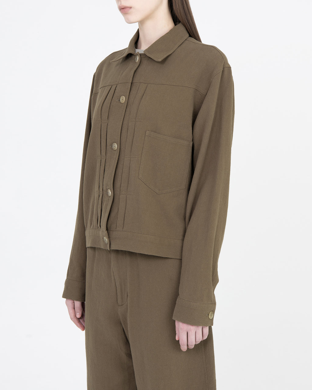 Brownyard - Type 1 Trucker Jacket (Mocha) product image 5 | TRAB K-Fashion Australia