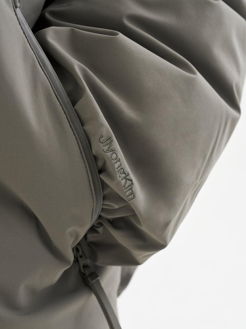 Jiyong Kim - Twisted Down Jacket (Dark Green) product image 12 | TRAB K-Fashion Australia