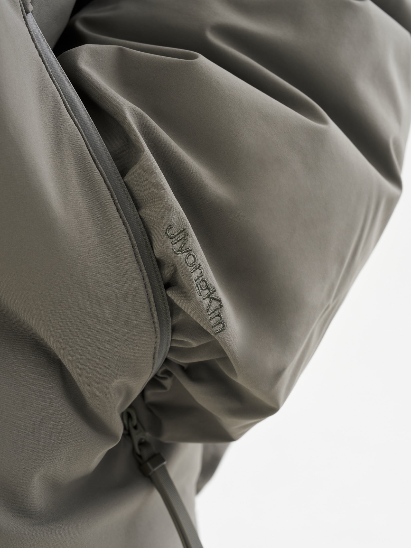 Jiyong Kim - Twisted Down Jacket (Dark Green) product image 12 | TRAB K-Fashion Australia