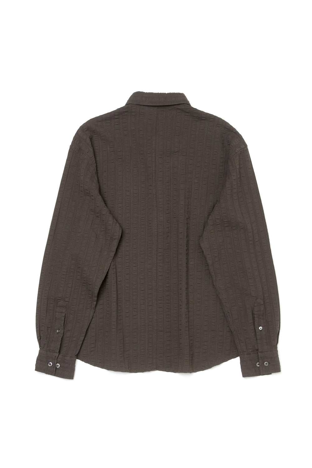 Hatchingroom - Crochet Shirt (Mud Brown) product image 2 | TRAB K-Fashion Australia