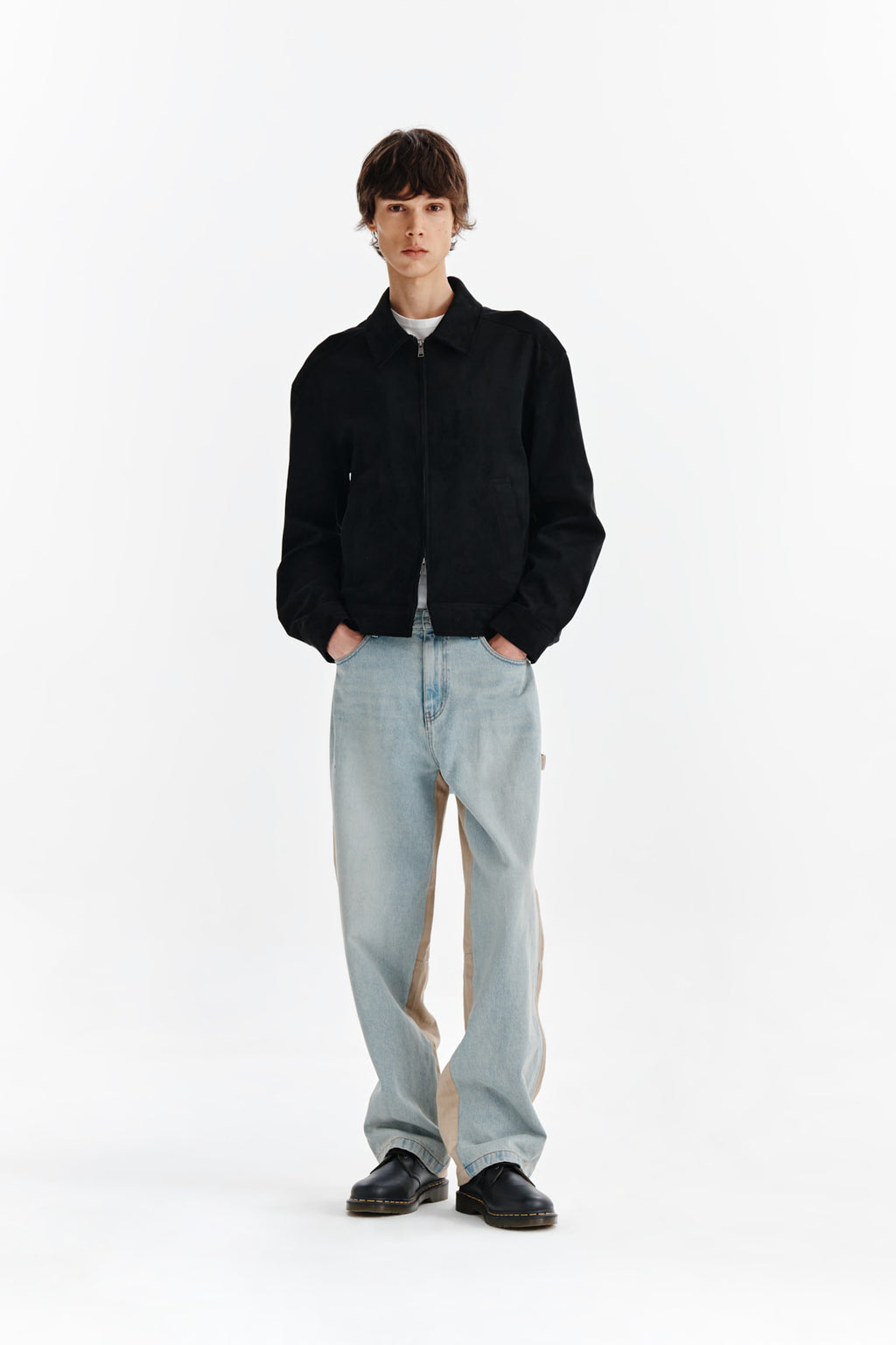 Matin Kim - Double Side Carpenter Denim Pants (Blue) product image 14 | TRAB K-Fashion Australia