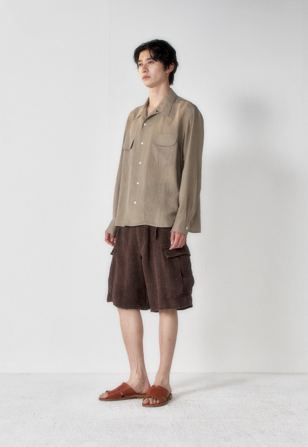 Art if acts - Linen Two Pocket Shirt (Cliff) product image 4 | TRAB K-Fashion Australia