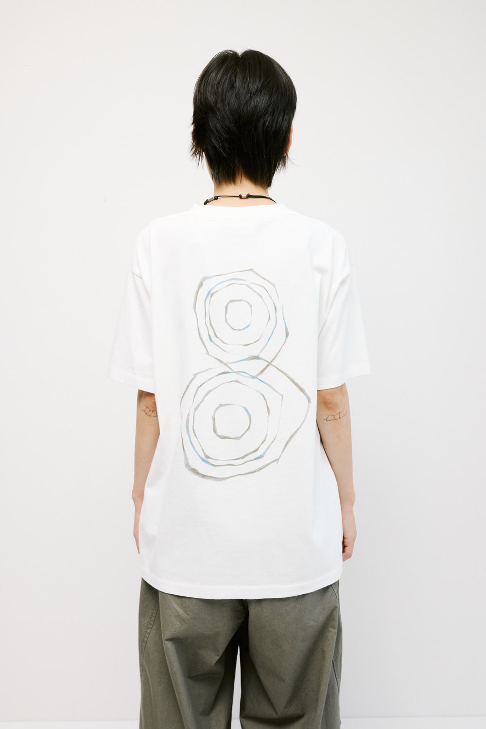 Hatchingroom - Shirakami Woods 8 Tee Washed (White) product image 6 | TRAB K-Fashion Australia
