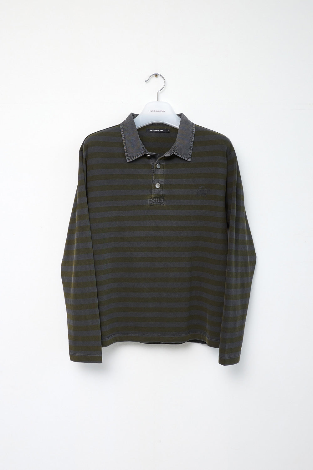 Hatchingroom - VTG Stripe Polo Tee Dyed (Yellow) product image 1 | TRAB K-Fashion Australia