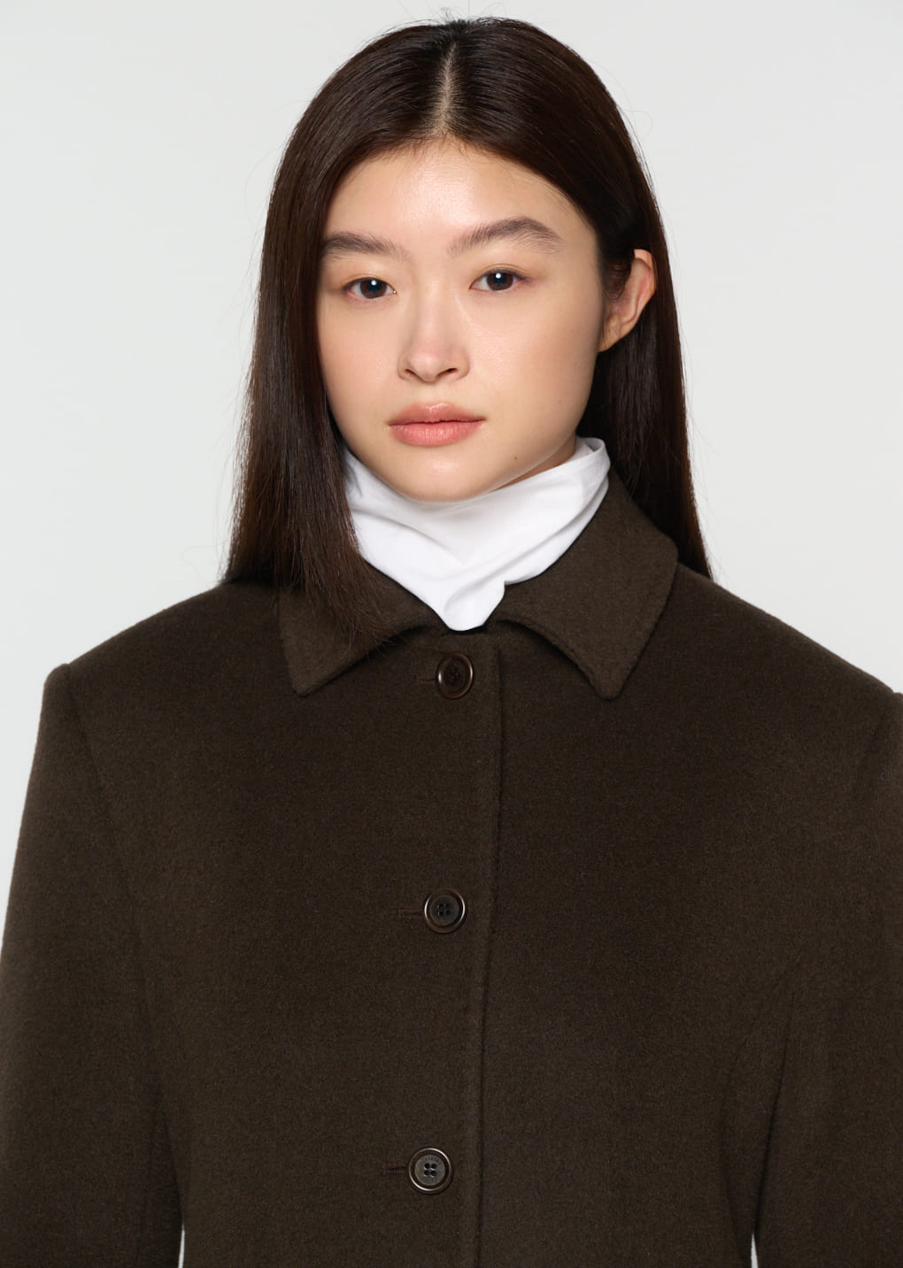 Amomento - single maxi long coat (Brown) product image 7 | TRAB K-Fashion Australia