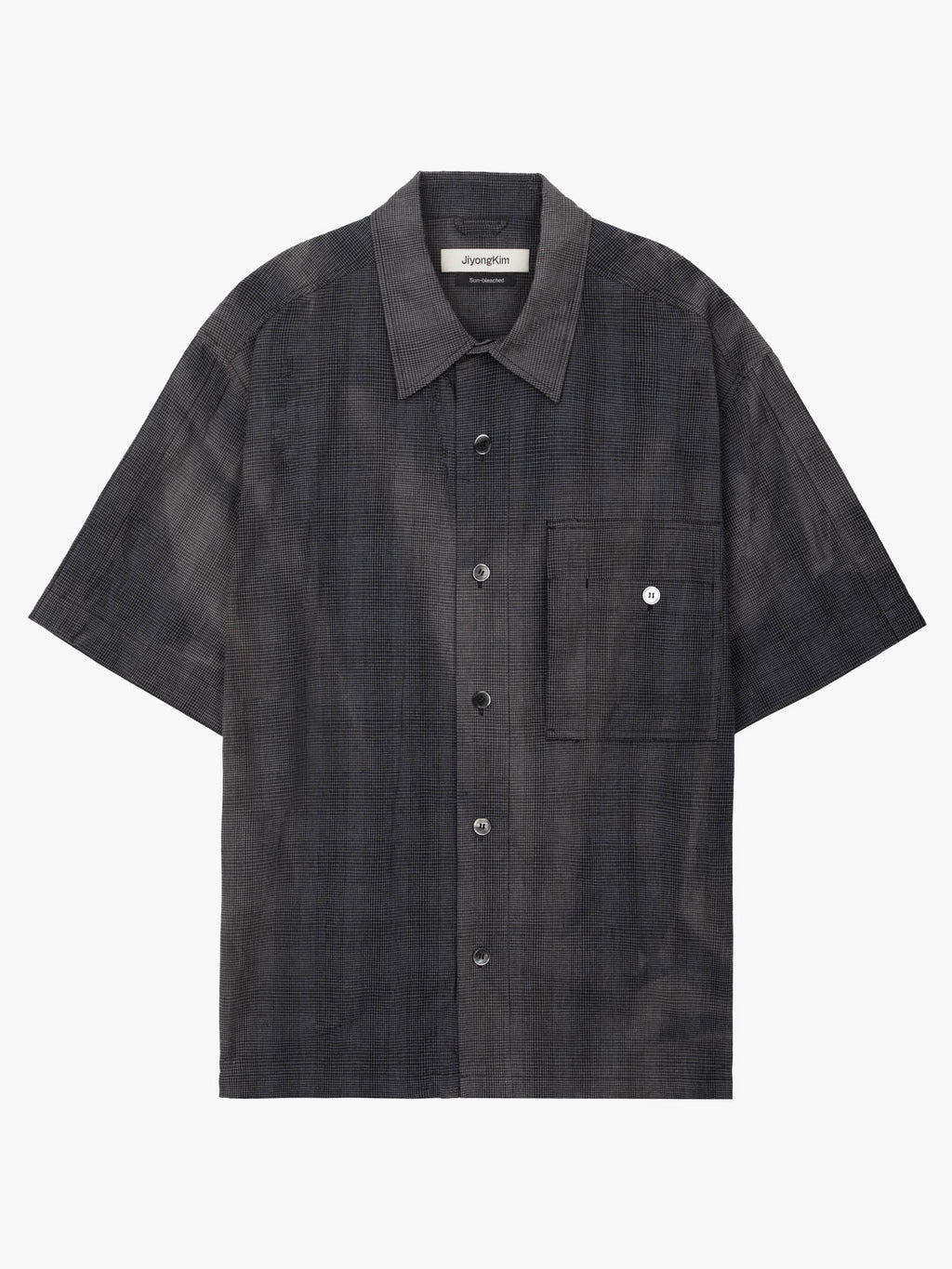 Jiyong Kim - Sun-Bleached Work Shirt (Black) product image 8 | TRAB K-Fashion Australia