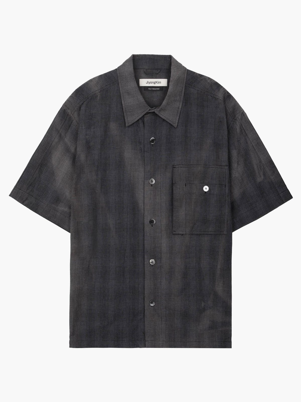Jiyong Kim - Sun-Bleached Work Shirt (Black) product image 8 | TRAB K-Fashion Australia